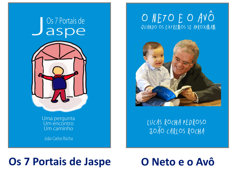 Outros livros de Joao Carlos Rocha miniaturas das capas Os 7 portais de jaspe e O neto e o avo